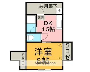 カサメントサンシーロ ○【1階】の間取り