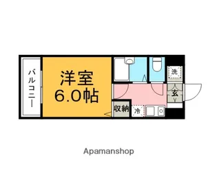 セレッソ中川【4階】の間取り