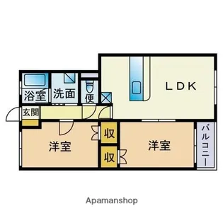 石橋ビル【4階】の間取り