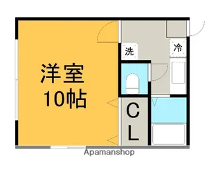 クラージュ太宰府【2階】の間取り