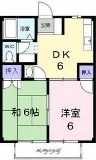 エスパシオ国分【1階】の間取り