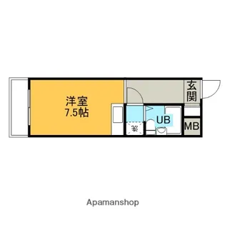 福岡県大野城市下大利1丁目【マンション】の間取り
