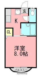 フレグランスⅡ【1階】の間取り