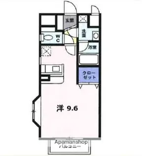 古川第6コーポ【2階】の間取り