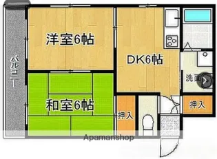 創建ビル【4階】の間取り