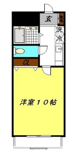 ウインコート佐野【1階】の間取り