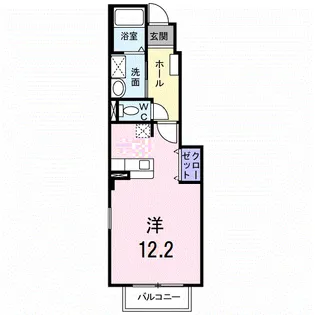 アーデント・サピー壱番館【1階】の間取り