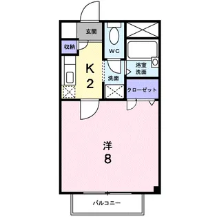 エスペランサ筑紫野Ⅱ【1階】の間取り