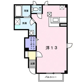 ハートリーフ【1階】の間取り