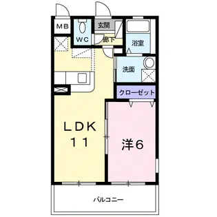 アンジェラ【3階】の間取り