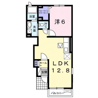 プロスペールマエタS【1階】の間取り