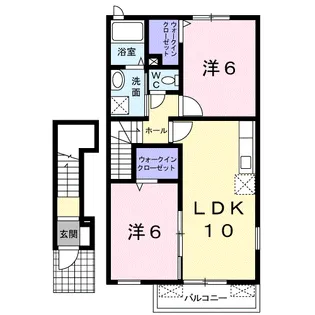 プロスペールマエタS【2階】の間取り