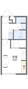 1Kの間取り画像
