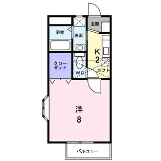 メゾンファンダー【1階】の間取り