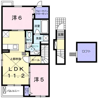フィデール【2階】の間取り