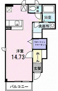 プロスパー六番館【1階】の間取り
