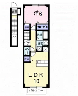 ペルラ【2階】の間取り