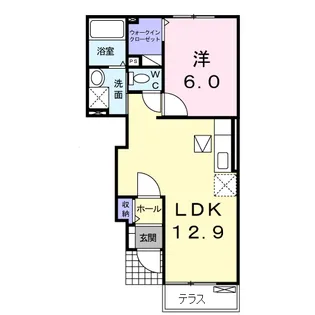 ひまわりハウス武井壱番館【1階】の間取り