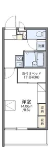 レオパレス福丸Ⅱ【201号室】の間取り