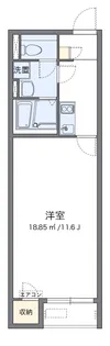 レオネクストGRACEK【103号室】の間取り