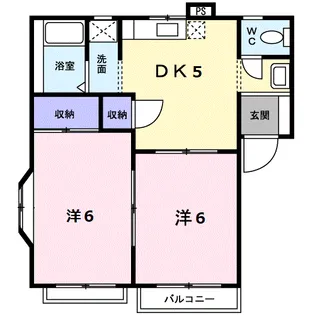 サンビレッヂ【2階】の間取り