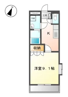 MUSE(ミューズ)【2階】の間取り