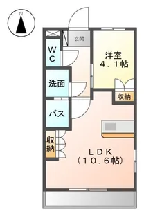 LALAMAISON さくら【1階】の間取り