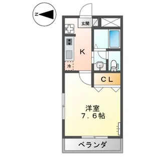 エクセルタウン蔵上Ⅱ【2階】の間取り