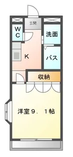 ベルファスト伯爵館【107号室】の間取り