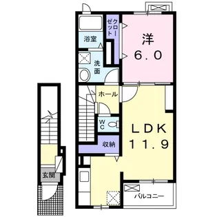 ピアッツァ【2階】の間取り