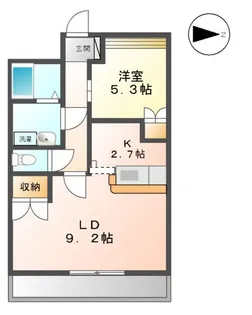 グレイスヴィラ【105号室】の間取り