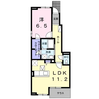 アレグリア 五番館【1階】の間取り