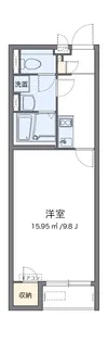 クレイノFLOWER 和【203号室】の間取り