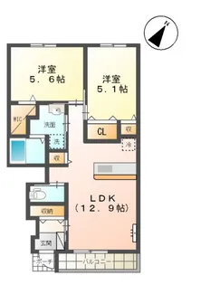 フェリーチェAI【1階】の間取り