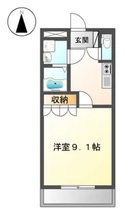 サンテラス【1階】の間取り