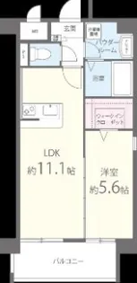 ラフレシーサ医大通り【0201号室】の間取り