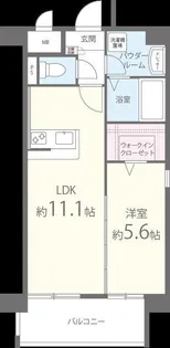 ラフレシーサ医大通り【0302号室】の間取り