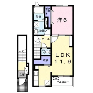 マジェスティックⅢ【2階】の間取り