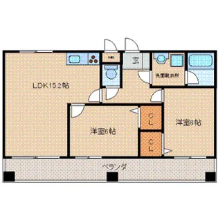 E.POPULAR【2階】の間取り