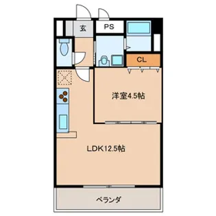 E.POPULAR Ⅱ【2階】の間取り