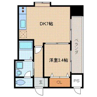 E.POPULAR Ⅱ【9階】の間取り
