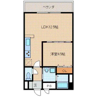 E.POPULAR Ⅱ【2階】の間取り