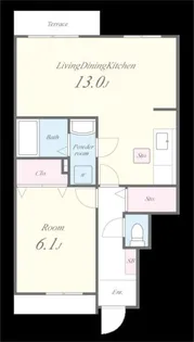 エスポワール・K【2階】の間取り