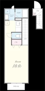 ルミエール鳥栖【203号室】の間取り