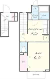 ギャラン・コートII【203号室】の間取り