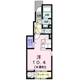 カルム・ガルテン C【1階】の間取り