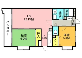 フルール98【4階】の間取り