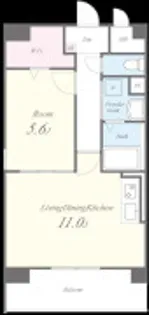 カサグランデ本町【0601号室】の間取り