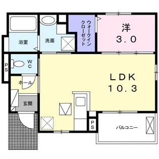 アサクラ ハウス【1階】の間取り