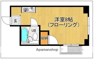 メリーメイト二日市【3階】の間取り